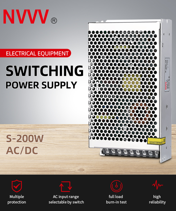 S-200W AC/DC SWITCHING POWER SUPPLY